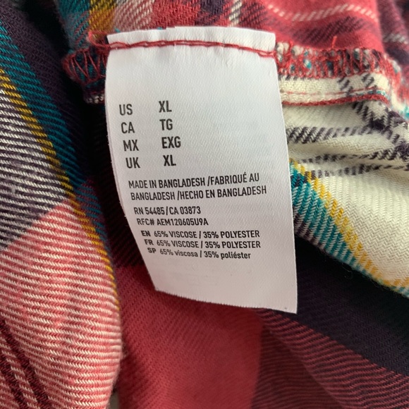 AEO Ahh-mazingly Soft Boyfriend Shirt XL - Picture 5 of 7